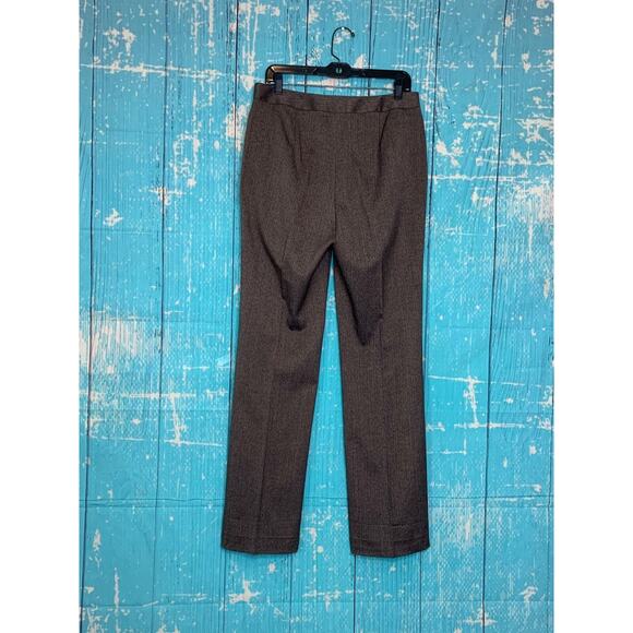 Josephine brown chevron print flat front pants size 8 - Picture 5 of 5